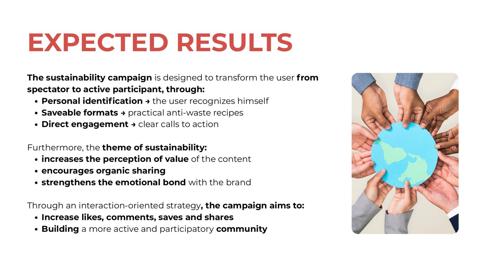 Chef in Camicia social media campaign presentation, slide 8 of 21