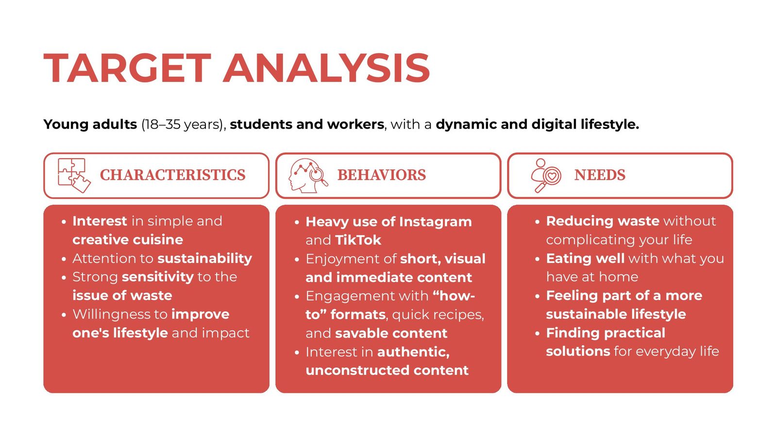 Chef in Camicia social media campaign presentation, slide 6 of 21